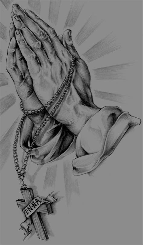 cc: roman drawings | Praying hands tattoo design, Praying hands tattoo ...