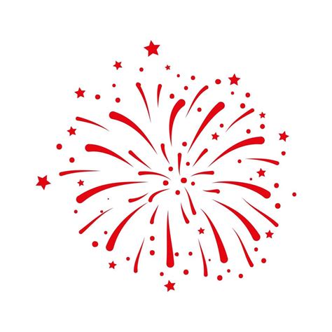 firework explosion icon on white background 5162675 Vector Art at Vecteezy