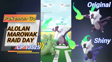 SHINY ALOLAN MAROWAK FROM POKEMON GO SPECIAL ALOLAN MAROWAK RAID DAY ...