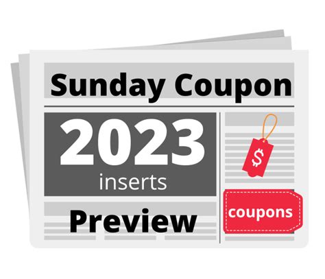 Sunday Coupon Insert Preview for 2023 - candyfoote.club