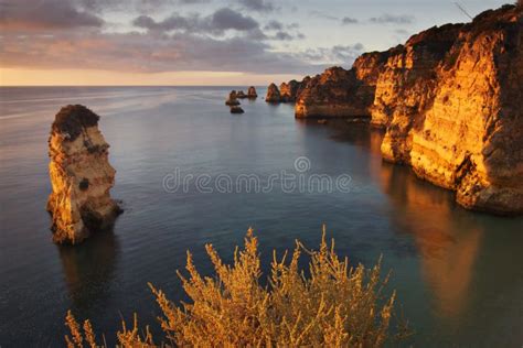 Portugal: Dona Ana Beach in Lagos Stock Photo - Image of algarve ...