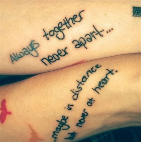 best friend quote tattoo | Best friend tattoo quotes, Friend tattoos ...