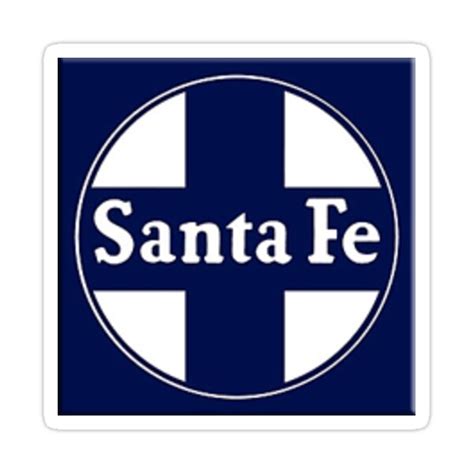 "Santa Fe Train Logo" Stickers by bneemagic | Redbubble