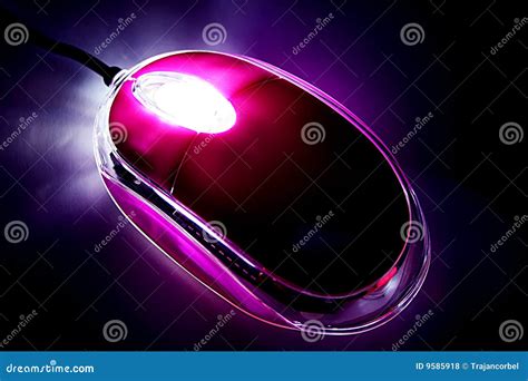 Glowing Mouse Royalty Free Stock Photos - Image: 9585918