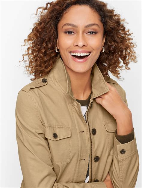 Twill Field Jacket Talbots | Field jacket, Jackets, Flattering fit