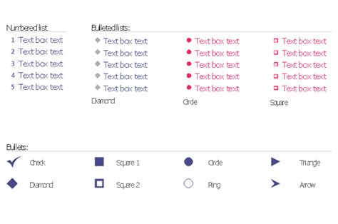 Design elements - Bulleted and numbered lists | How to Create a ...