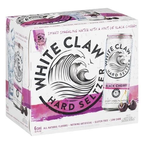 White Claw Black Cherry Hard Seltzer 6pk 12oz Can - Legacy Wine and Spirits