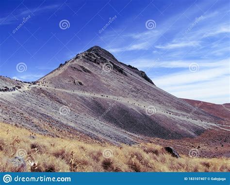 Toluca, Mexico. Hiking in the Nevado De Toluca, Mexico. Stock Image ...