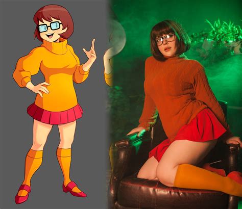 Velma Dinkley Scooby Doo Cosplay Costume Ready to Ship - Etsy UK