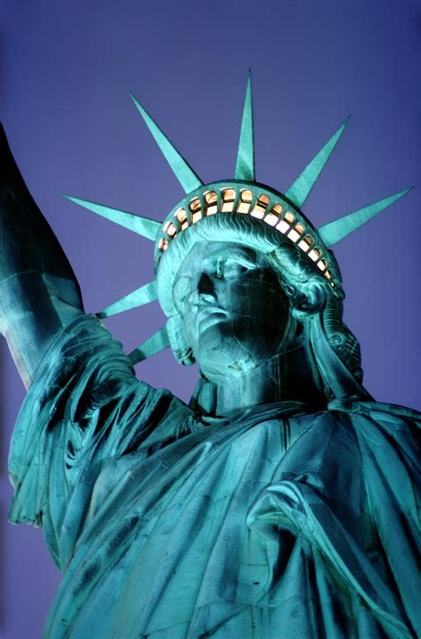 Statue of Liberty at night Photograph by Wernher Krutein - Pixels