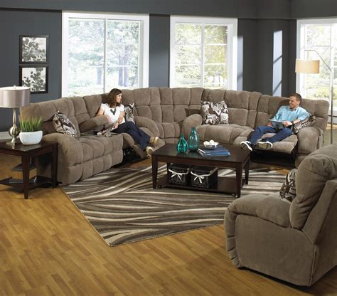 Pin by Carolyn Orloski on furnature | Sectional sofa with recliner ...