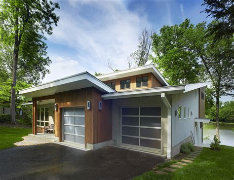 Mid Century Modern Lake House - Contemporary - Exterior - DC Metro - by ...