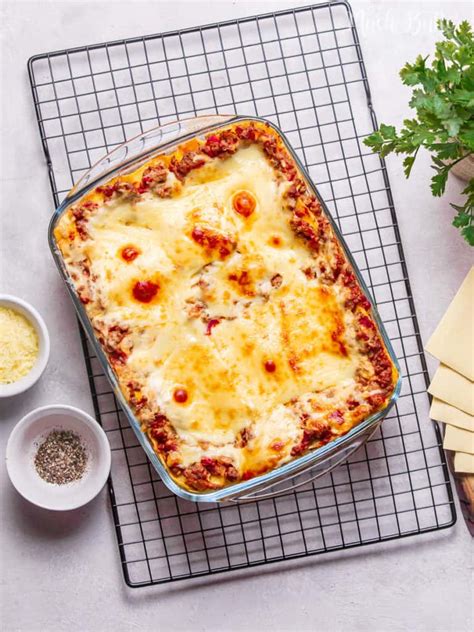 Classic Lasagna with Bechamel Sauce - Much Butter