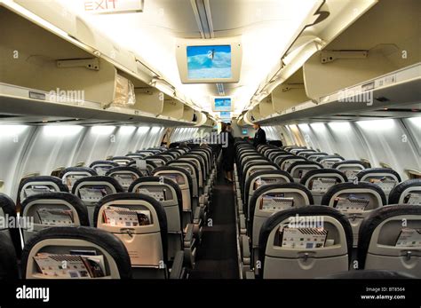 Thomson Boeing 757-200 aircraft interior, North Terminal, Gatwick ...