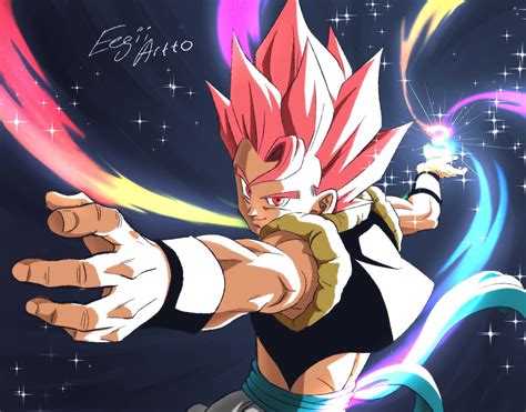 My favorite Gogeta fan art CREDIT(@EegiiArtto) : r/dbz