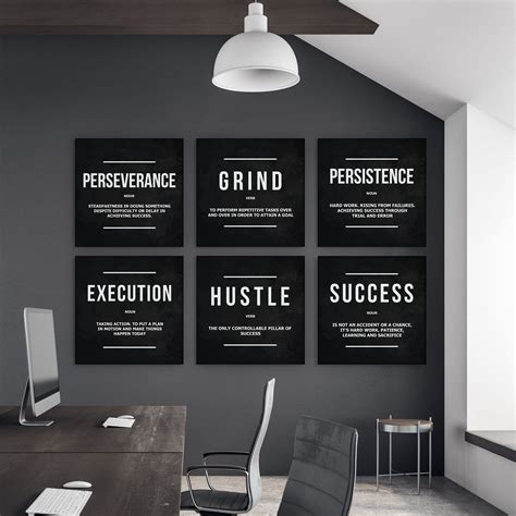 Office Wall Art Motivational ~ Office Decor Motivational Wall Art ...