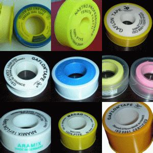 How To Use Teflon Tape - Pink, White & Yellow Plumbers Tape