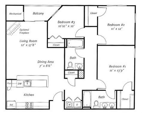 The Colony Fort Lee Floor Plans - floorplans.click