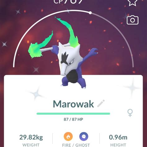 Shiny Alolan Marowak (Pokemon GO) (iOS/Android), Video Gaming, Gaming ...