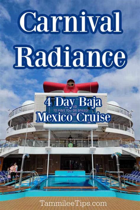 Carnival Radiance 4 Day Baja Mexico Cruise - Tammilee Tips