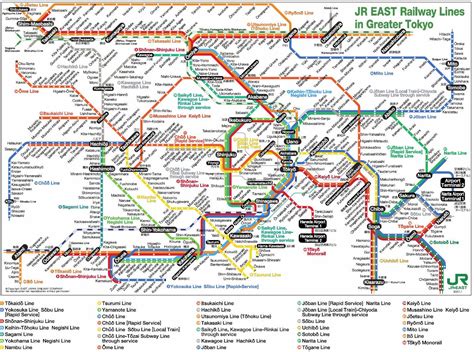 Tokyo Train Station Map - United States Map