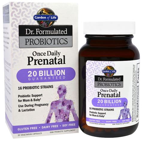 Garden of Life, Dr. Formulated Probiotics, Once Daily Prenatal, 30 ...