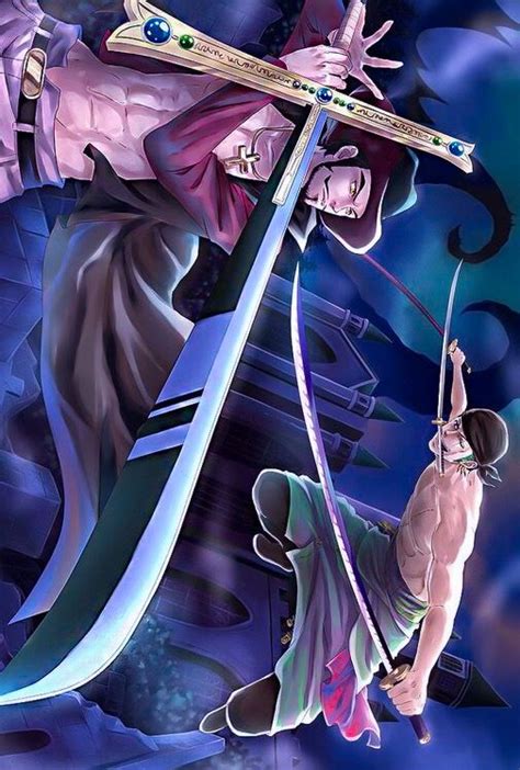 Zoro vs Mihawk, End Battle 😤 #onepiece Manga Anime One Piece, The Manga ...