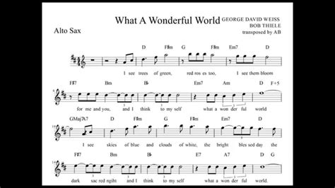 Louis Armstrong Wonderful World Chords | Walden Wong