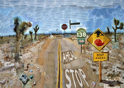 david hockney | David Hockney, 'Pearblossom Hwy., 11-18th April 1986 #1 ...