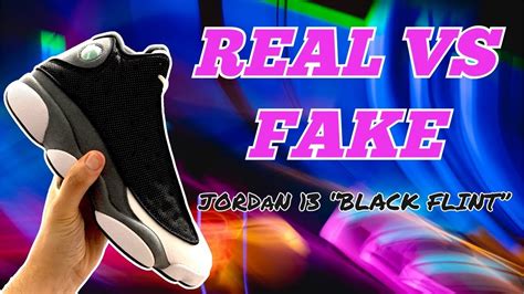 🤯 Fake Vs Real Jordan 13 “Black Flint” #nike #jordan #shoes - YouTube