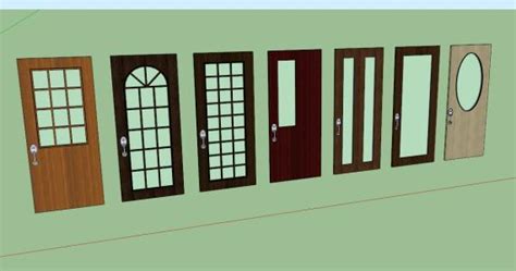 Door Styles 3D SKP Model for SketchUp • Designs CAD