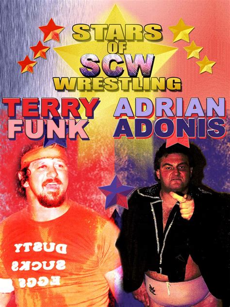 Download American Wrestler Adrian Adonis Stars Of Scw Wrestling Poster ...