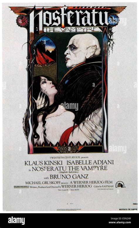 NOSFERATU: PHANTOM DER NACHT, from left: Isabelle Adjani, Klaus Kinski ...