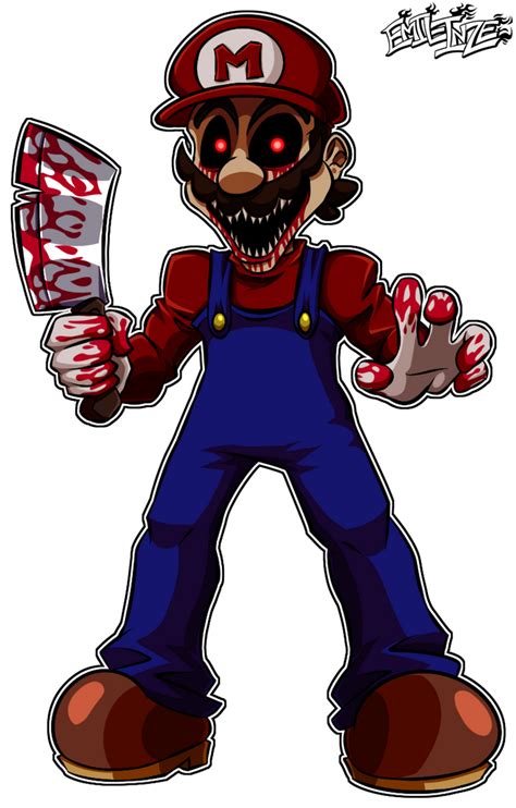 Mario.Exe (Super Horror Mario and Creepypasta) by Emil-Inze on DeviantArt