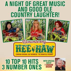 Hee Haw Cast Members on Stage Tomorrow Night | Classic Hit Memories ...