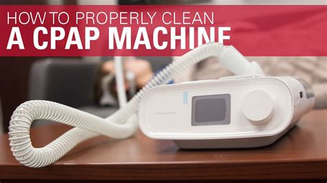 How to Properly Clean a CPAP Machine - YouTube