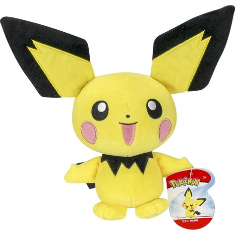 Pokemon Plush Pichu 8" Stuffed Animal- Officially Licensed Pokemon ...