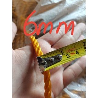 Nylon Rope Tali Lubid 6mm", 7mm", 10mm", 12mm", 16mm" (Per 1 meter ...