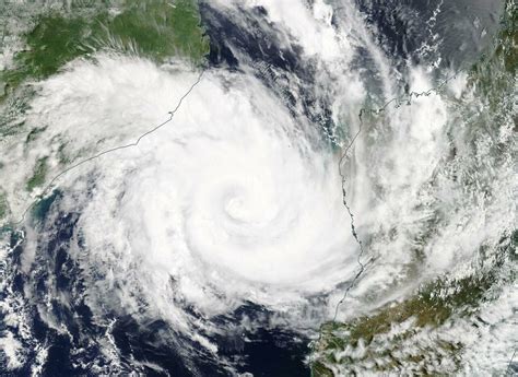 Tropical Cyclone Idai seen in Mozambique channel by NASA's Terra Satellite