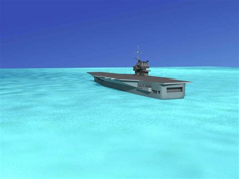 Forrestal Class Carrier Base Model by Dreamscape Studios