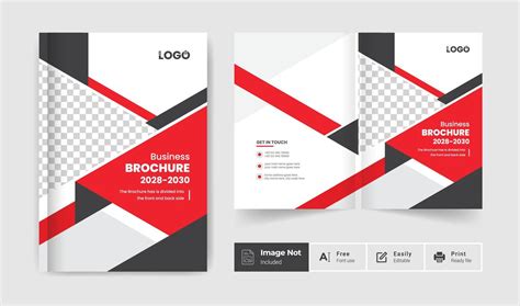 Corporate abstract brochure cover page annual report book cover ...