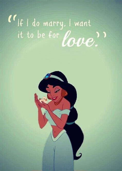 princess jasmine | Quotes disney, Disney aladdin, Disney love quotes