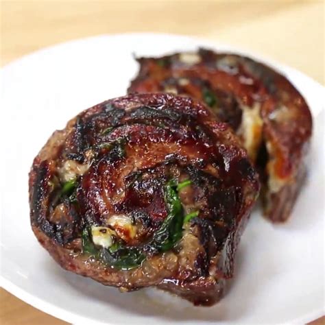 Veggie Stuffed Steak Roll Recipe by Tasty