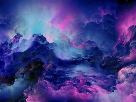 Download Pink Purple Blue Artistic Cloud HD Wallpaper