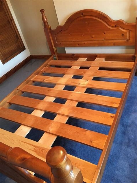 Solid Pine Double Bed Frame | in Southam, Warwickshire | Gumtree