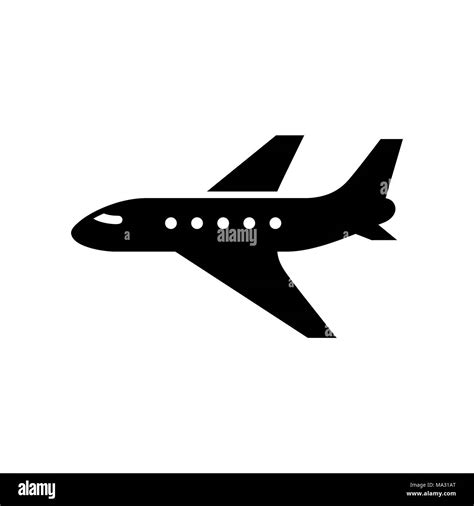 Plane icon simple flat vector illustration Stock Vector Image & Art - Alamy