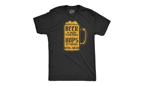 Up To 45% Off on Mens Beer Is Made From Hops H... | Groupon Goods