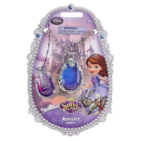 Amazon.com: Sofia the First Light-up Amulet Disney Princess Necklace ...