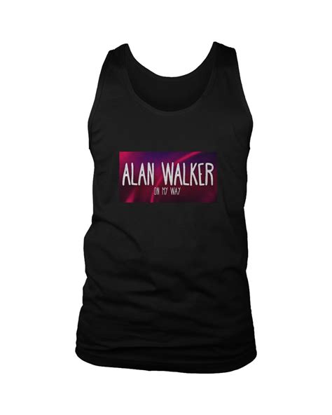 Alan Walker On My Way Poster Man's Tank Top