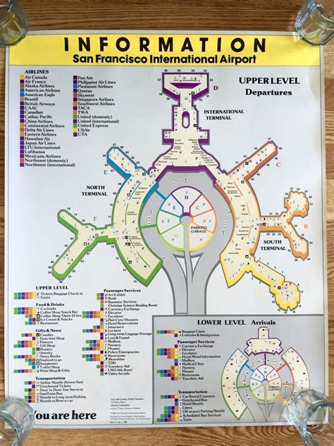 San Francisco Airport Map